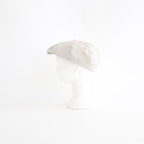 LINEN HERRINGBONE PEAKED CAP #OATMEAL [261OJ-HT02]