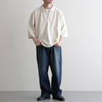 Co/Silk Nep Skipper Cropped Sleeve #Ivory [BHS26S029]