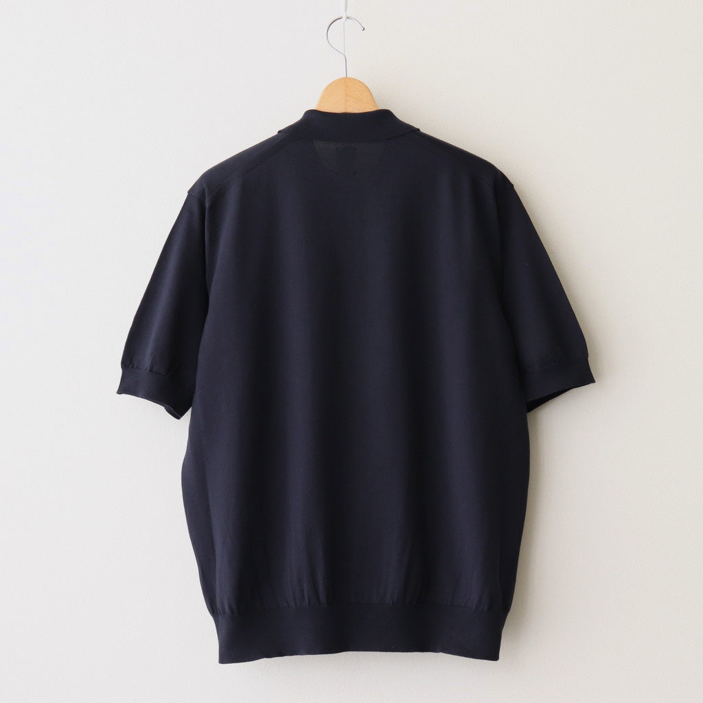 THE SEAISLAND COTTON POLO S/S #NAVY [BN-25SM-057]