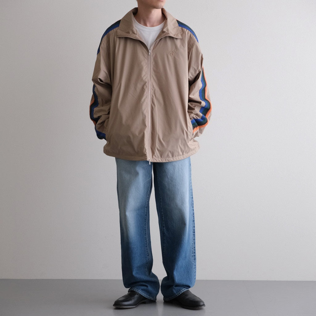 TRACK JACKET POLYESTER #BEIGE [DNA25B03-A]
