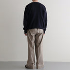 WO/Ca 2tuck Wide Tapered Trousers #Mix Beige [NEP-AW2507M]