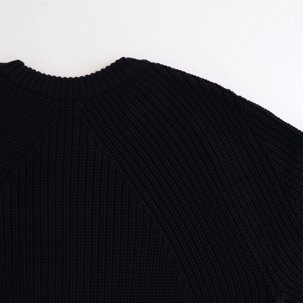 SIGNATURE CREW NECK #NAVY [BN-24FM-037]