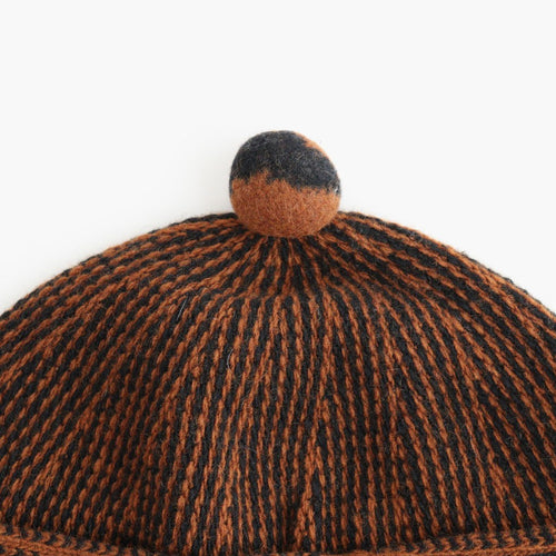 PAKISTANI KNIT CAP - BEDOUIN #WALNUT [Y01025]