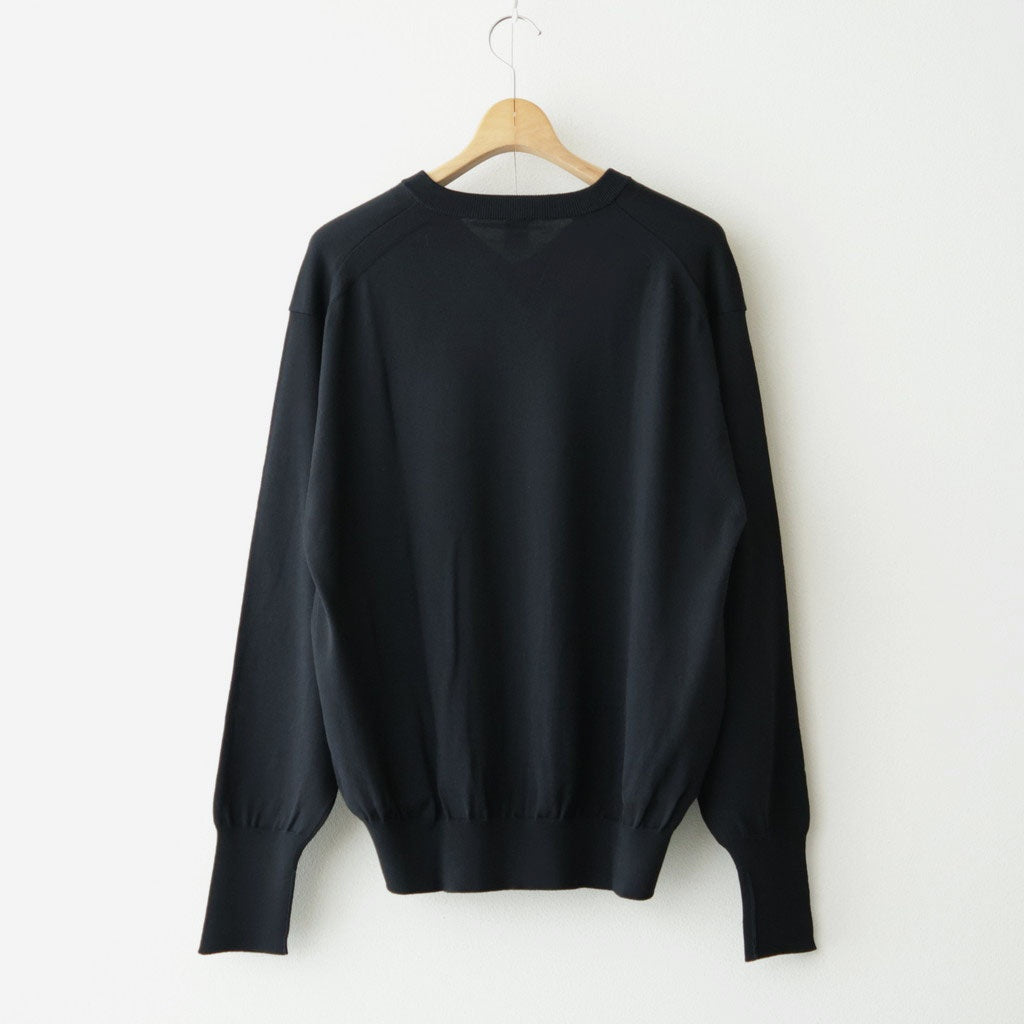 BABY WOOL V NECK #BLACK [BN-26FM-041]