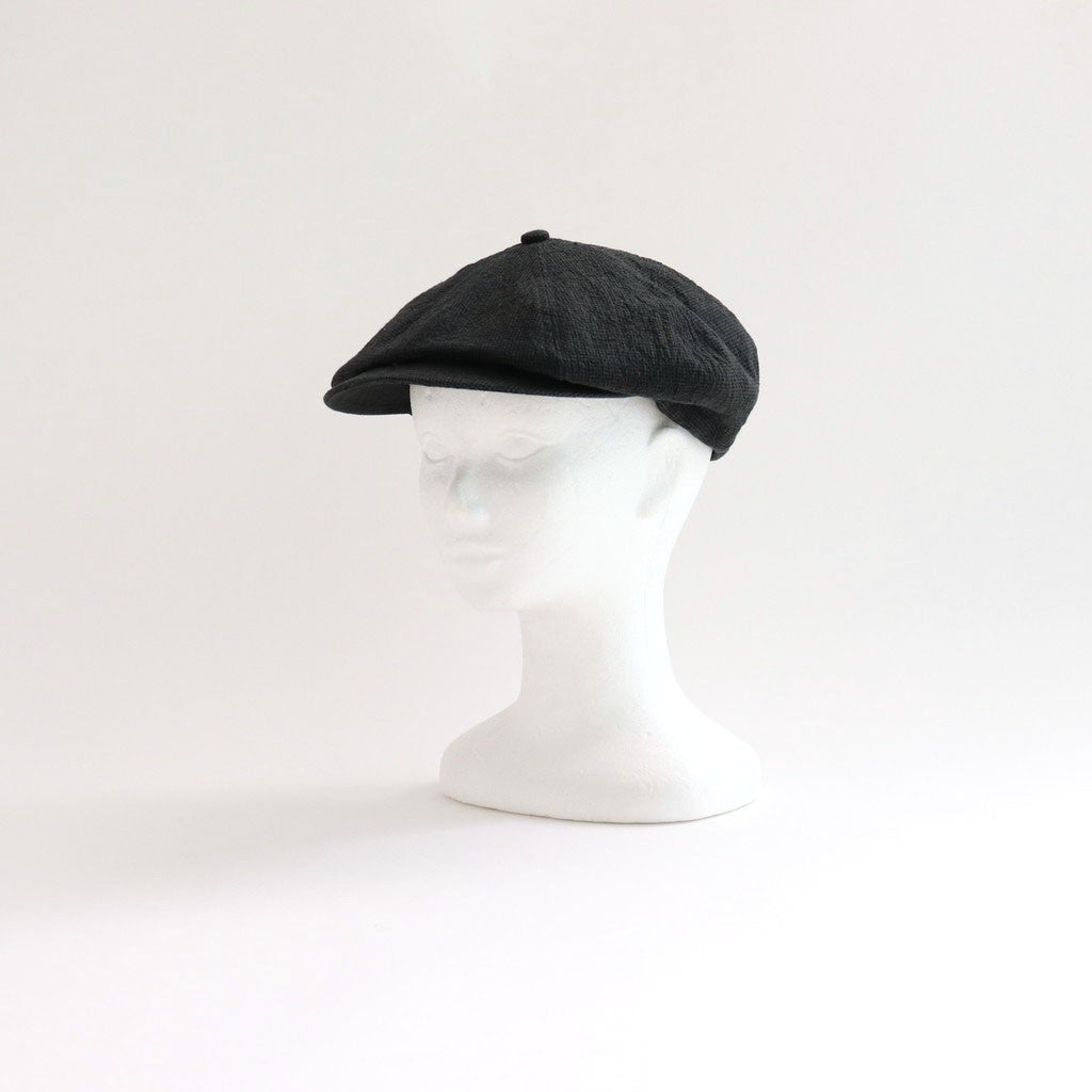 LINEN HOUNDSTOOTH CASQUETTE-OLDBOY #GREEN [Y01002]