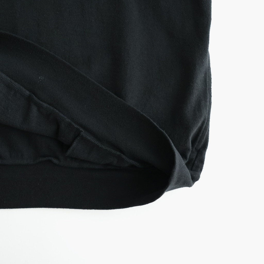 Co/Silk Nep Harf-zip P/O #Black [BHS25S037F26]