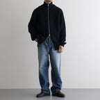 SIGNATURE DRIVERS KNIT #DARK GREEN×NAVY [BN-25FM-040]