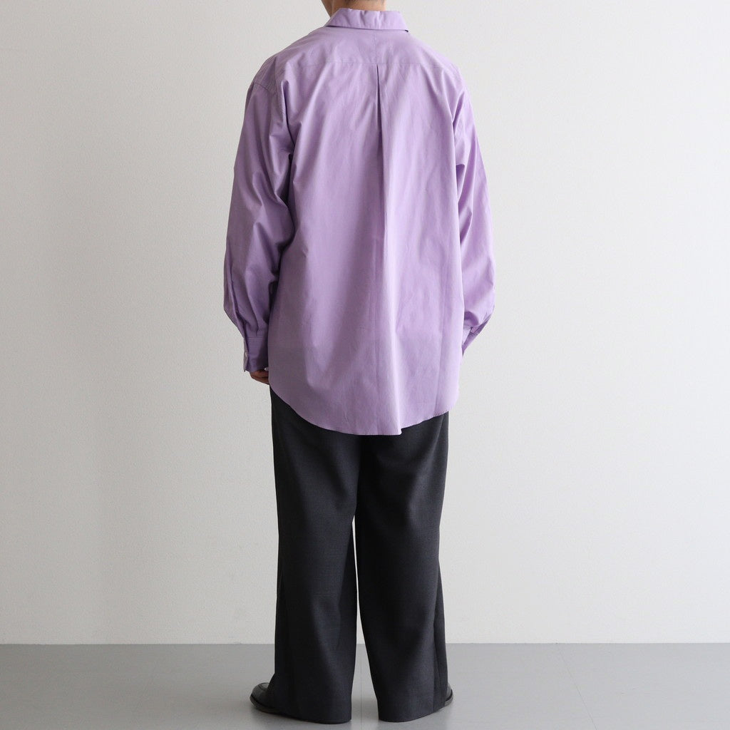 TWO TUCK MILITARY TROUSERS #CHARCOAL GRAY [M25C07PT01C]