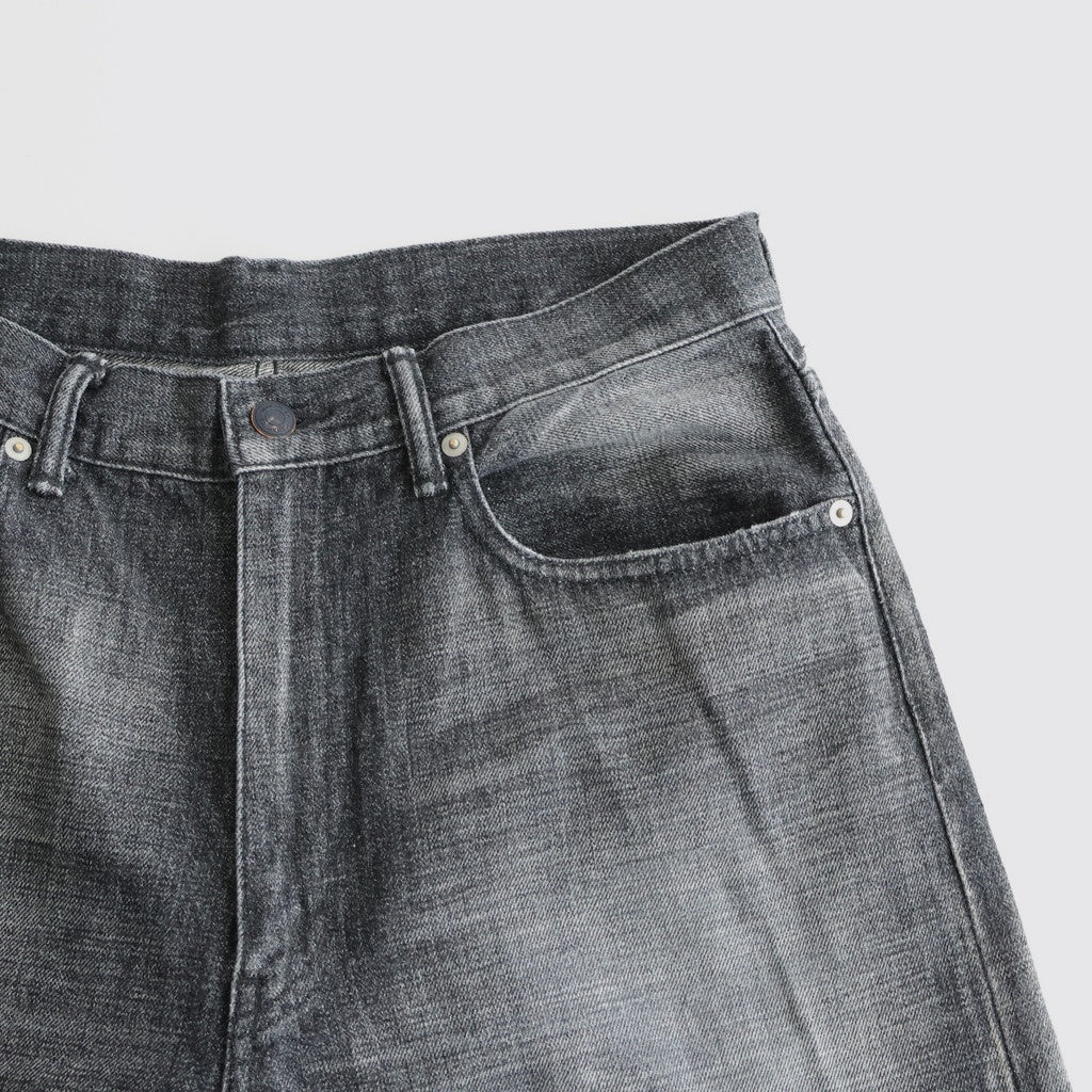 Selvage Denim Pants #Vintage Black [S25SC084]