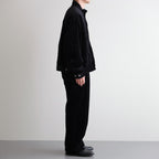 PUFFED MANDARIN COLLAR WORK JACKET #BLACK [A25C13BL01C]