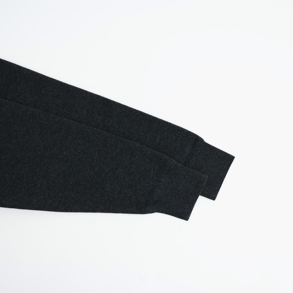 SUNSHINE CASHMERE MOCK NECK #HEATHER BLACK [BN-26FM-058]