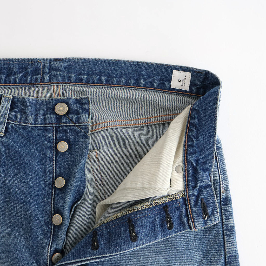 13.5oz Denim Pants Narrow #USED-Indigo [bROOTS24F10F25USD]