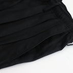 TRIPLE PLEATED EASY TROUSERS #BLACK [A25A16PT01C]