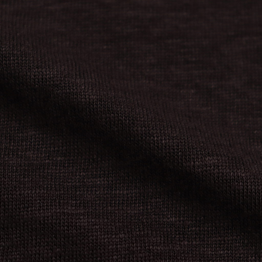 NORMANDY LINEN BASQUE SHIRT #DARK BROWN [BN-25SM-065]