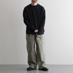 Washable Japanese Merino L/S Tee #CHARCOAL [SM61MC002]