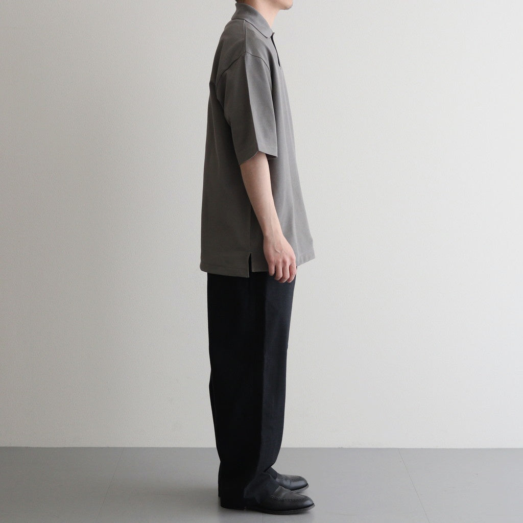 ONE BUTTON POLO S/S TEE #GRAY [M25A15CS02B]