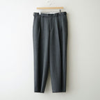 SINGLE PLEAT WIDE TROUSERS #GRAY [M26C20PT01C]