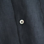 NEW OPEN COLLAR S/S SHIRT #BLACK [A26B05SH01B]