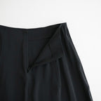 RAYON-POLYESTER BROAD SKIRT #010 BLACK [16862 30005]