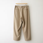 DOUBLE PLEATED BUGGY TROUSERS #BEIGE [M26C06PT01C]