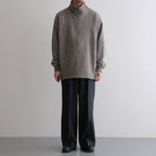 Yak Half Zip Sweat Shirt #Beige [NEP-AW2533M]