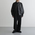 SHEEP LEATHER ZIP BZ #010 RED BLACK [16861 25004]