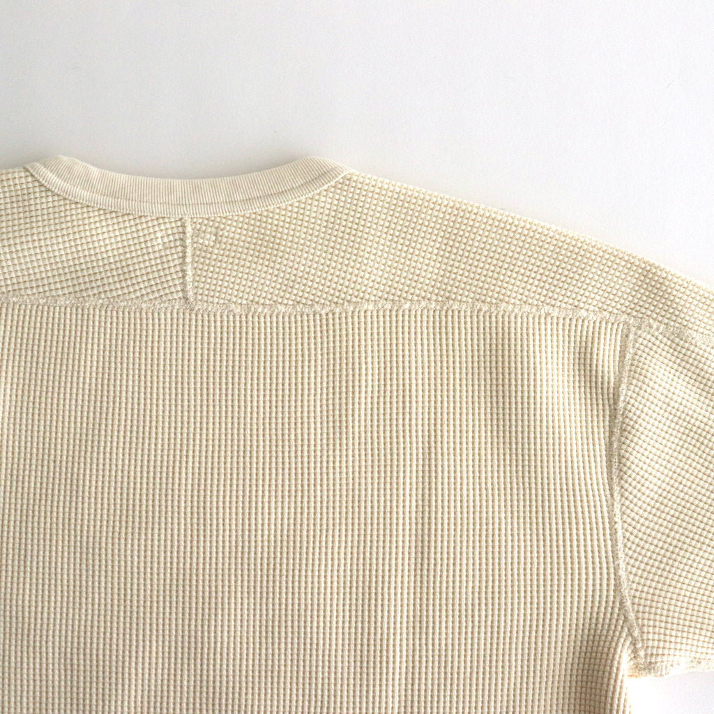 HEAVY WAFFLE TOP #IVORY [PMAS-CL03]