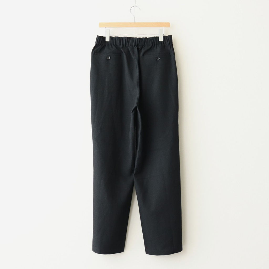 WIDE LEG EASY PANTS #CHAMBRAY BLACK [M25C12PT02C]