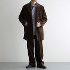 MIXED-WALE CORDUROY TAILORED JACKET #BROWN [26W-BIS-JK11]