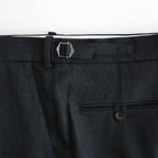 REGULAR FIT STRAIGHT TROUSERS #GRAY BIRD’S-EYE [M26C10PT03C]