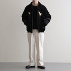 FRONT TUCK ARMY TROUSER #NATURAL [252OJ-PT07]