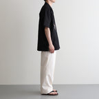 SILK NEP CLOTH SOUVENIR SHIRTS (Short-sleeve) #ONYX [251OJ-SH14]