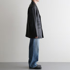 DOUBLE BREASTED JKT #BLACK [SH-62-C-SHEEP-4]