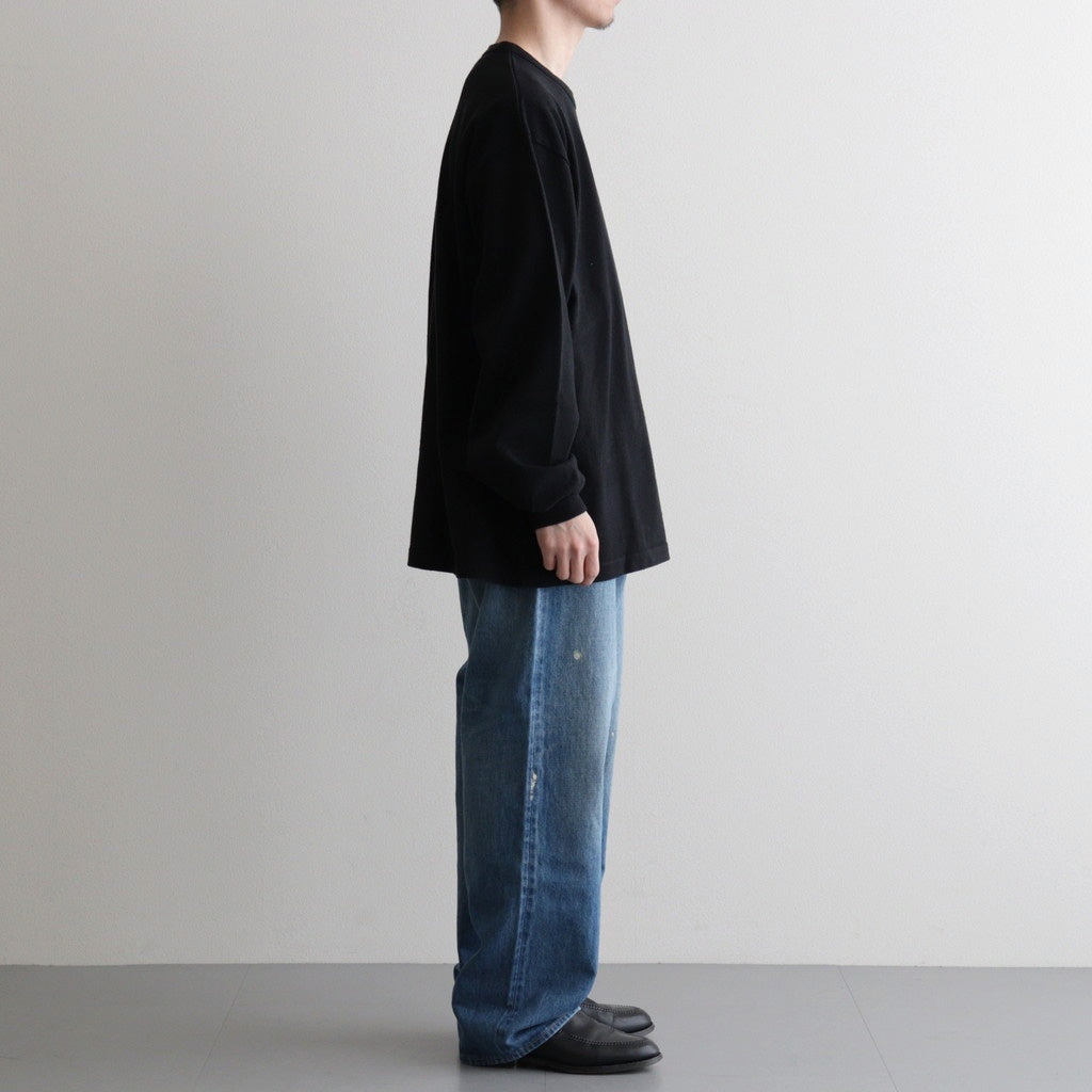 Co/Silk Nep Tee L/S #Black [BHS26S031]