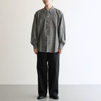 CHAMBRAY WORKADAY LS SHIRT #BLACK(FADE) [PMAT-LS05]