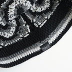 CROCHET HAT - SUNBIRD #BLACK [X01001]