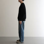 Soft&Hard Sweat Crew-Neck P/O #Black [bROOTS24F21]