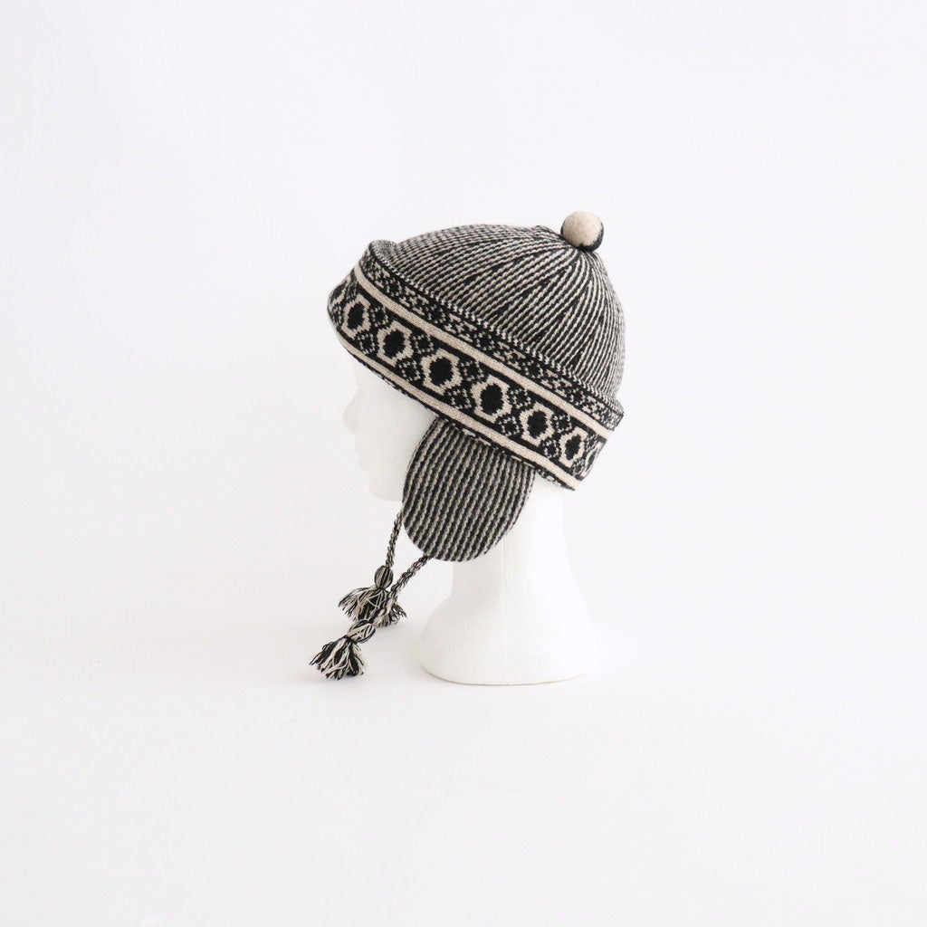 PAKISTANI KNIT CAP - BEDOUIN #EGGSHELL [Y01025]