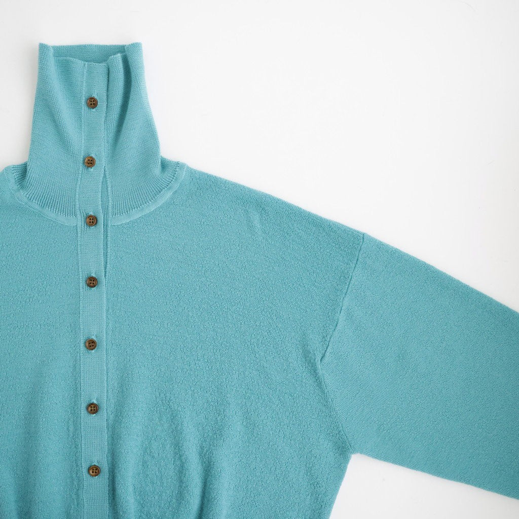 Big Collar Knit Cardigan #SEA BLUE [NEP-AW2621]