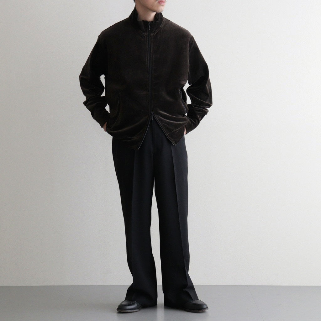 FULL ZIP TRACK JACKET #CHARCOAL [M25C19CS01C]