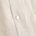 NEW OPEN COLLAR S/S SHIRT #TAUPE [A26B05SH01B]