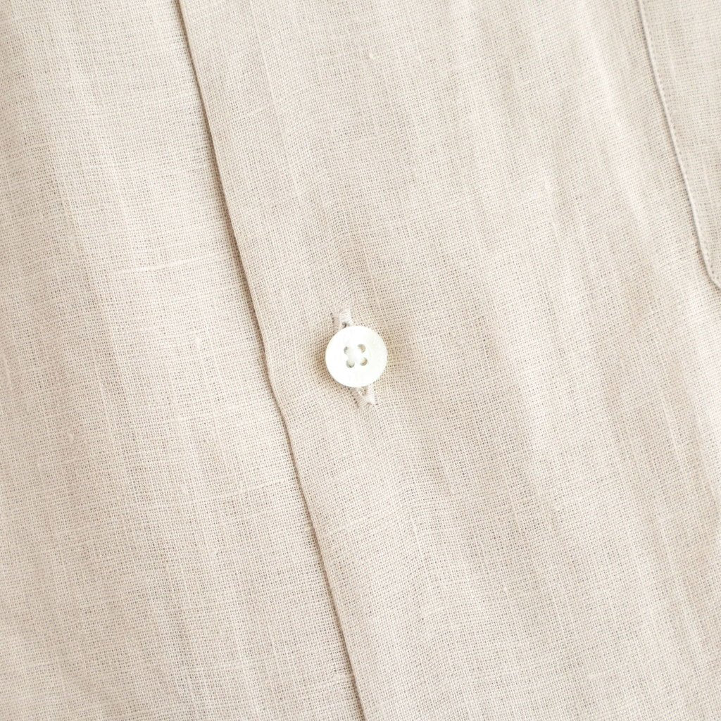 NEW OPEN COLLAR S/S SHIRT #TAUPE [A26B05SH01B]