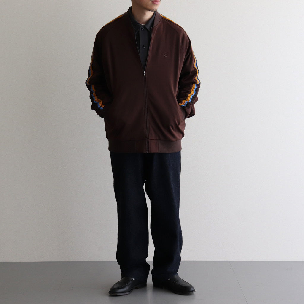 TRACK JACKET JERSEY #D.BROWN [DNS25B02]
