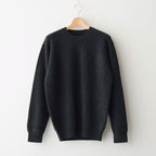 CASHMERE FOX CREW NECK #CHARCOAL [BN-25FM-053]