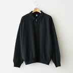 Co/Silk Nep Harf-zip P/O #Black [BHS25S037F26]
