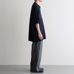 SILK COTTON SKIPPER KNIT #NAVY [26S-BIS-KN66]