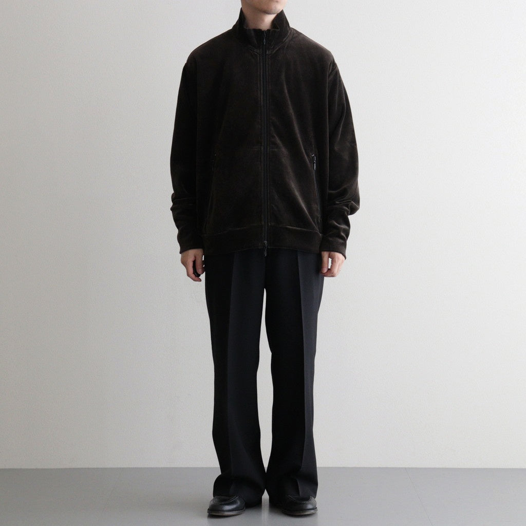 FULL ZIP TRACK JACKET #CHARCOAL [M25C19CS01C]