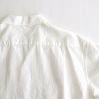 ORGANIC COTTON WASHER SATIN OPEN/C SH #WHITE [16551 50343]