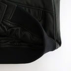 HIGH NECK BLOUSON #BLACK [SH-68-C-SHEEP-4]