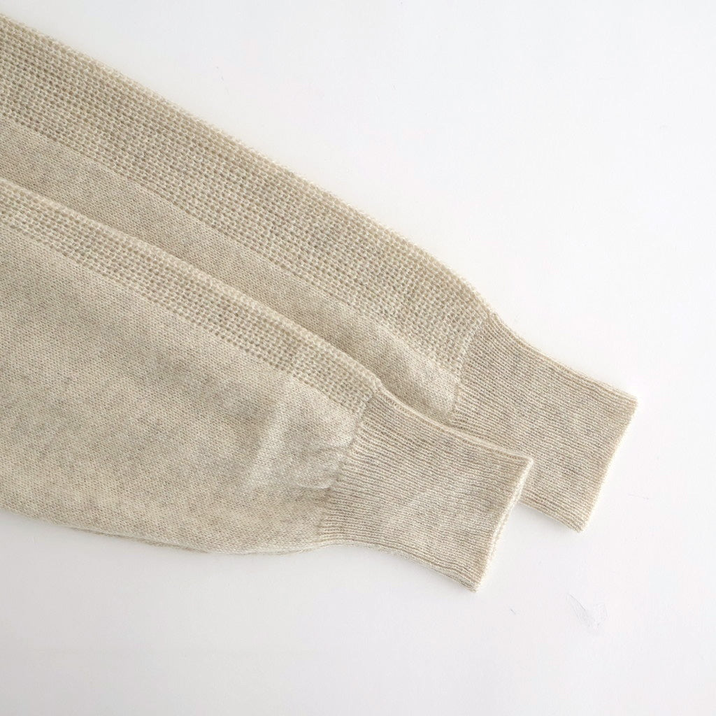 All-yak Crewneck #Ntural White [NEP-AW2408]